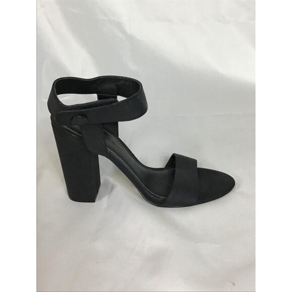 Kendall & Kylie Ankle Strap Sandals Sz. 8.5 Black Open toe Sandals Trendy  Chic - Picture 5 of 10